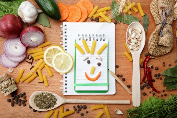 Еда фон для детского меню