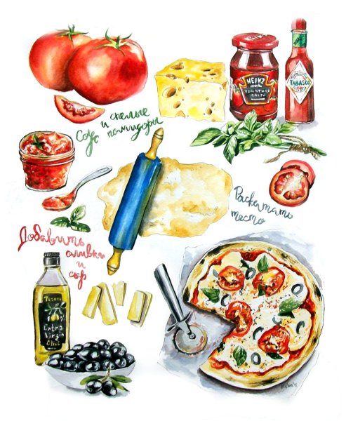 Кулинарные иллюстрации
