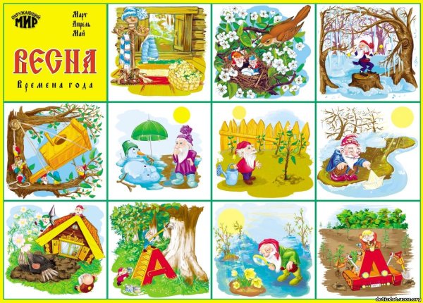 Времена года для детского сада