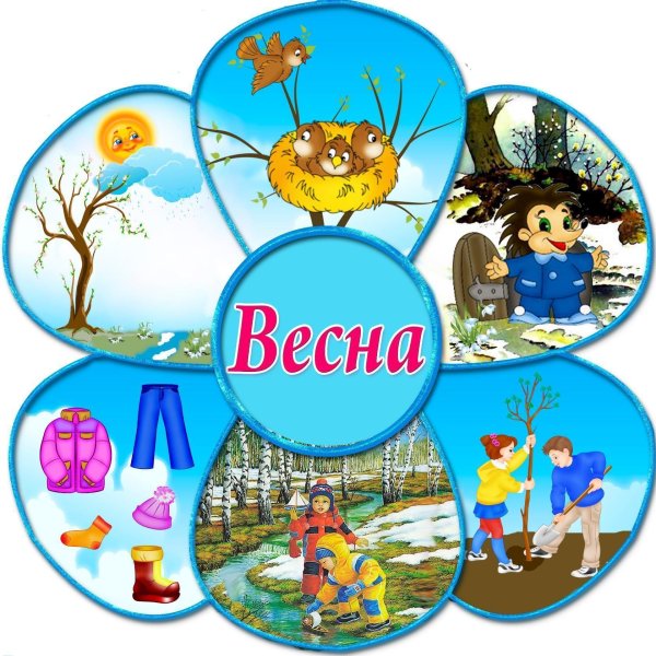 Зима карточки для детей