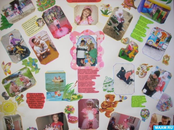 Семейные традиции плакат в садик