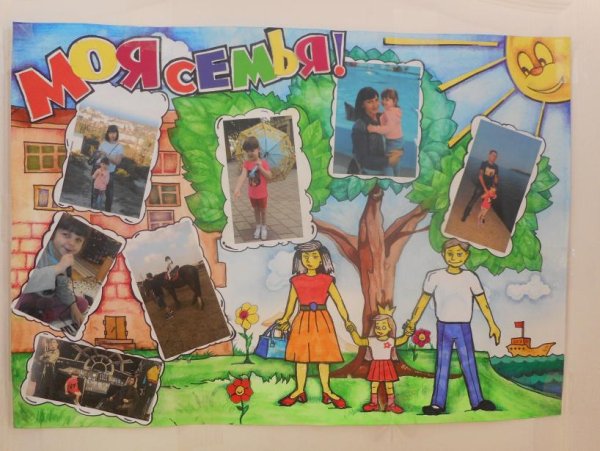 Газета на тему моя семья