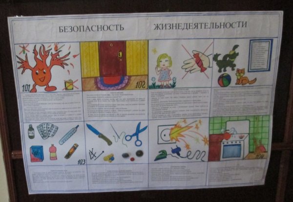 Плакат моя безопасность