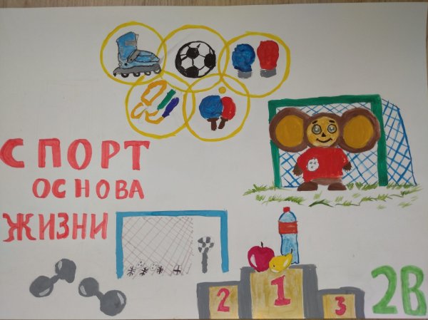 Плакаты о спорте и здоровом образе жизни