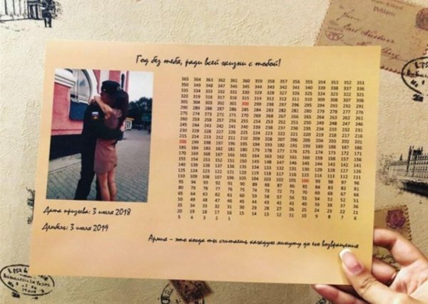 Дембелевский календарь