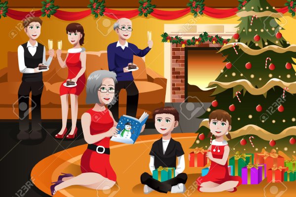 Рисунок на тему праздник новый год