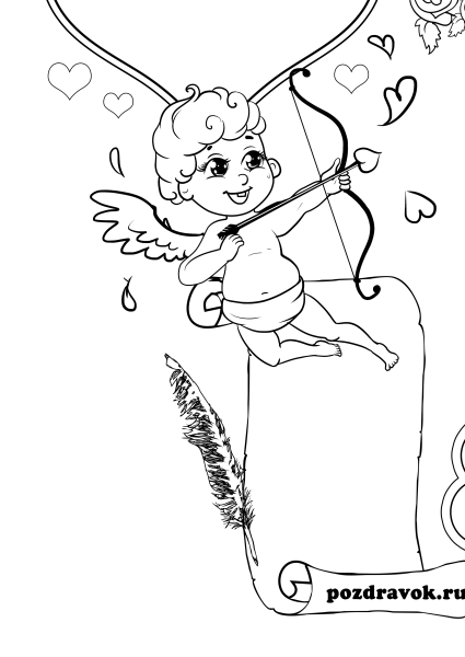 Стенгазета на день Святого Валентина