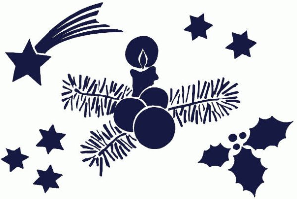 Трафарет для спрея на окна