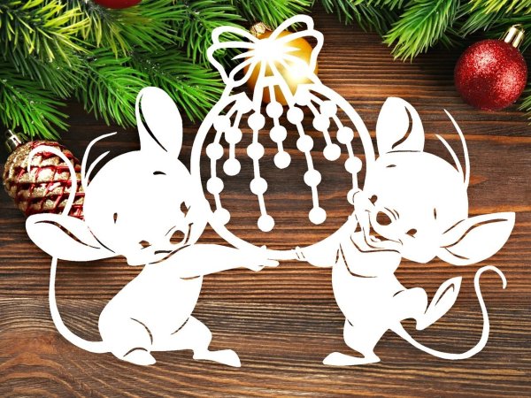 Вытынанки новогодние