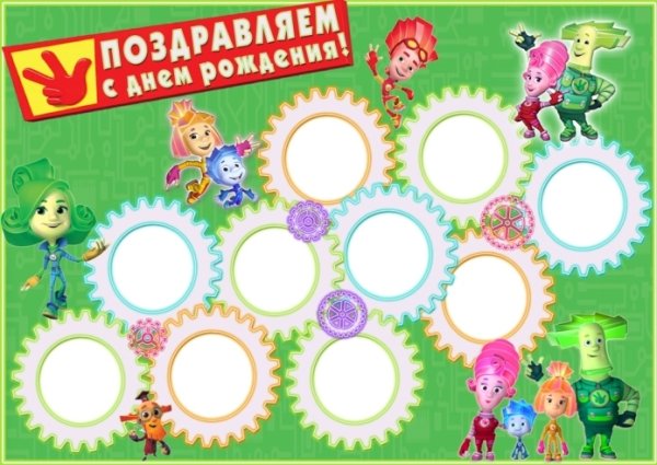 Детские плакаты с днем рождения