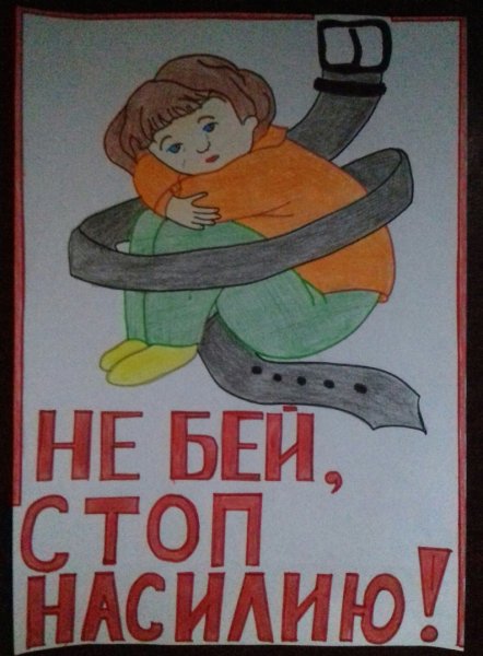 Рисунок на тему против насилия