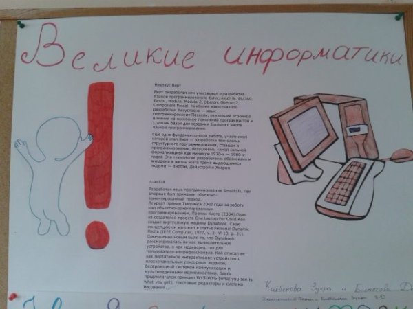 Стенды в кабинет информатики