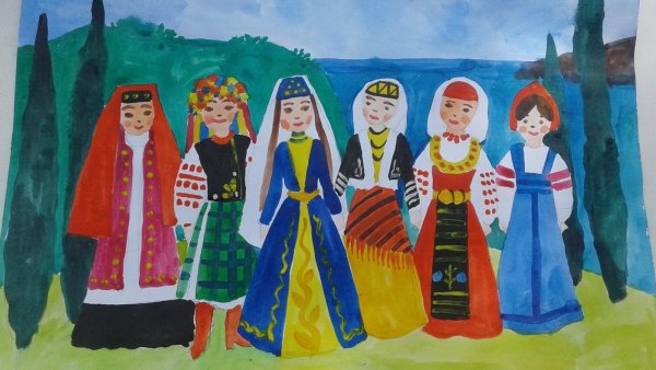 Россия рисунок