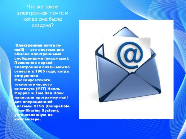 Почта электронная почта