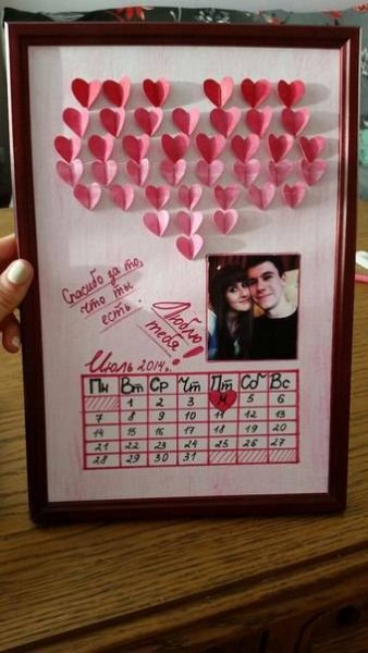 Необычный подарок любимому на годовщину