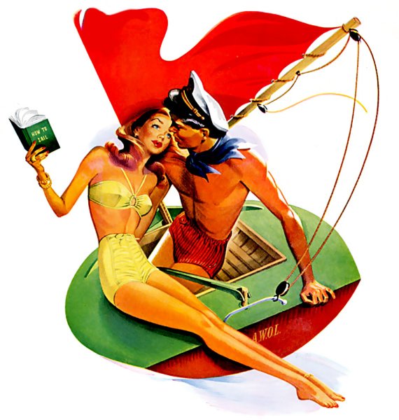 Постер рекламный 50х годов