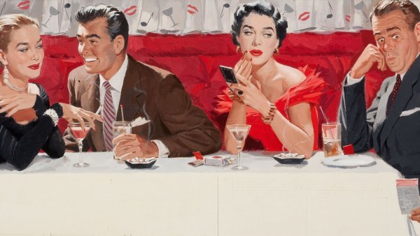 Плакаты Америки 50-х