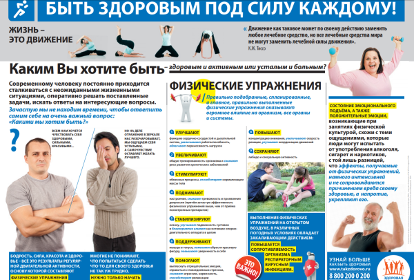 Санитарный бюллетень здоровый образ жизни