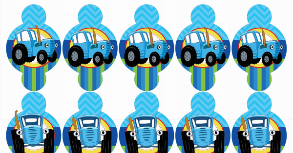 Др в стиле синий трактор