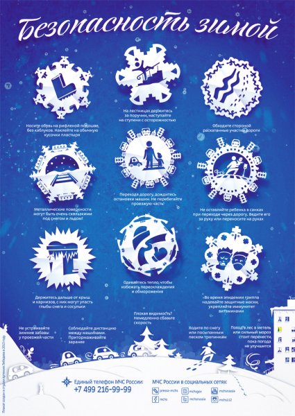 Безопасность зимой