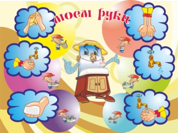 Памятка мытье рук для детей