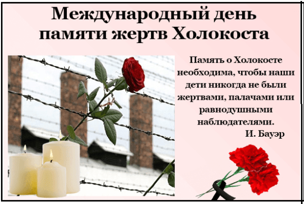 День освобождения Холокоста