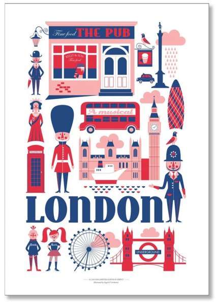 Иллюстрации в английском стиле