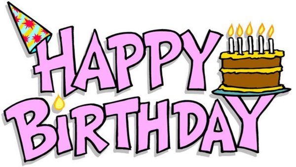 Надпись с днём рождения на английском