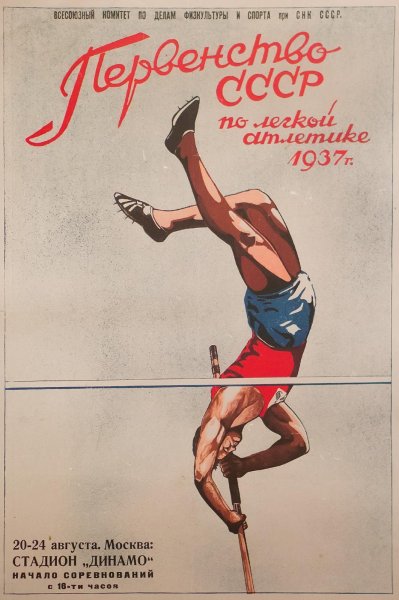 Старые спортивные плакаты