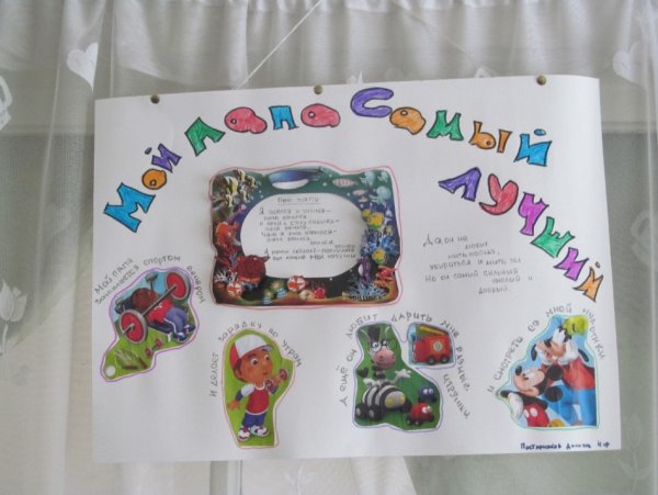 Плакат папе на день рождения