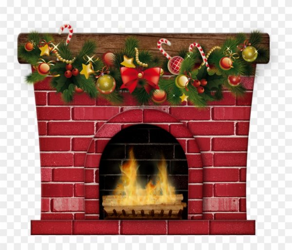 Новогодний камин для детей
