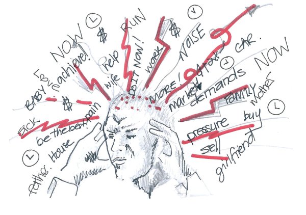 Стресс рисунок
