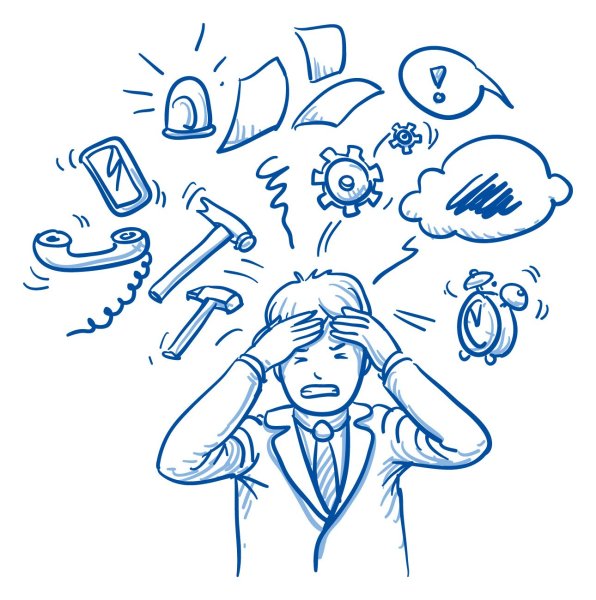 Стресс рисунок