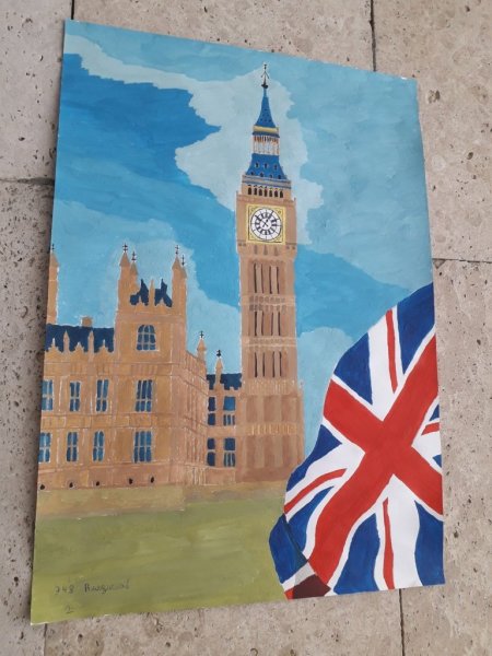 Плакат на неделю английского языка