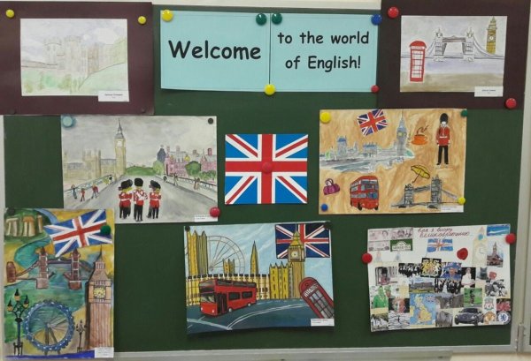 Рисунок на неделю английского языка