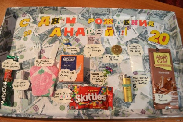 Плакат коллаж на день рождения