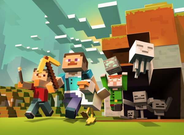 Постеры с МАЙНКРАФТОМ