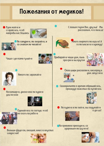 Стенгазета с новым годом для медиков