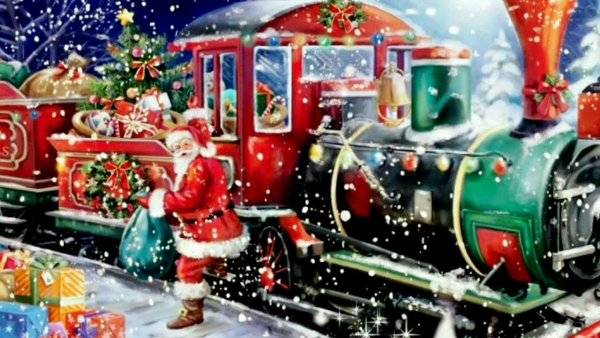 Чух-Чух паровозик новогодний