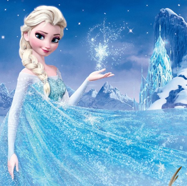 Вафельная печать Эльза