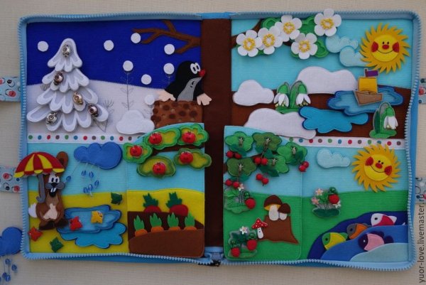 Фетровое панно для детского сада