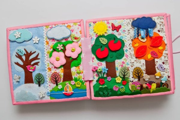 Фетровая книжка времена года