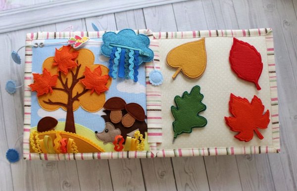 Развивающие книжки из фетра осень