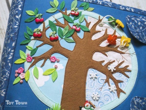 Деверо из фетра времена года