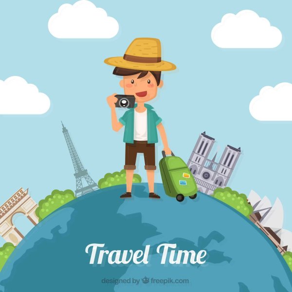 Иллюстрация путешествие вектор