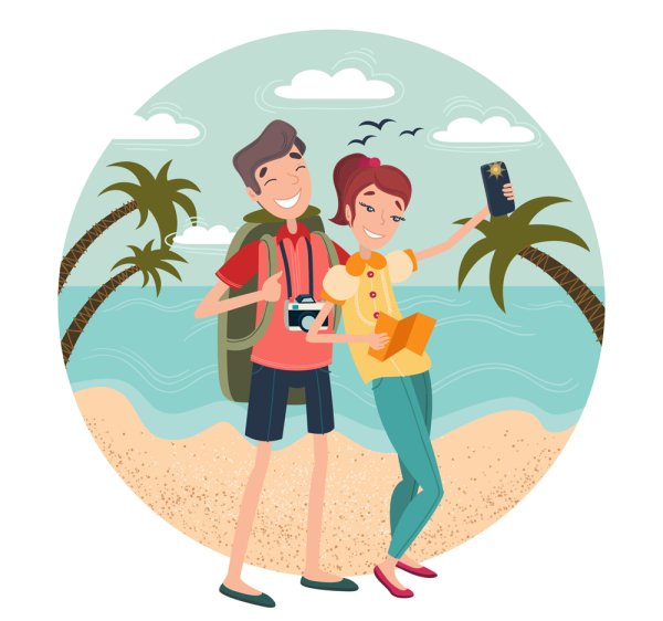 Туризм иллюстрация