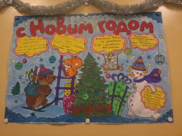 Новогоднее поздравление от детей