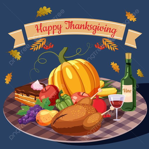 День Благодарения раскраска