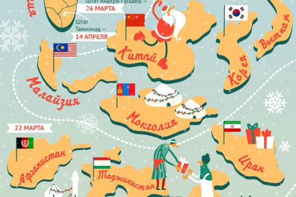 Новогоднее путешествие по миру