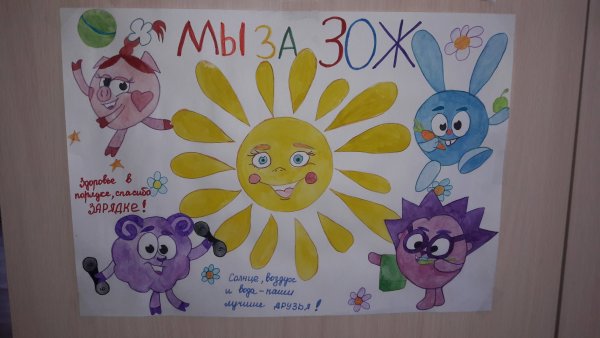 Плакаты на тему здоровый образ жизни для детей